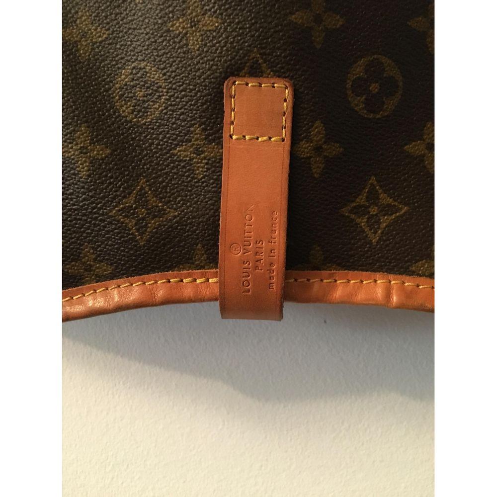 Louis Vuitton Cloth Travel Bag in Brown In Good Condition In Carnate, IT