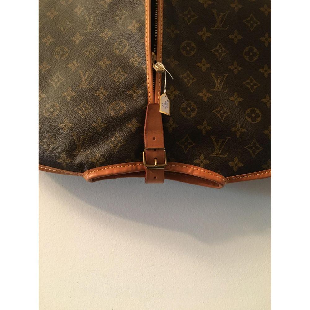 Louis Vuitton Cloth Travel Bag in Brown 2