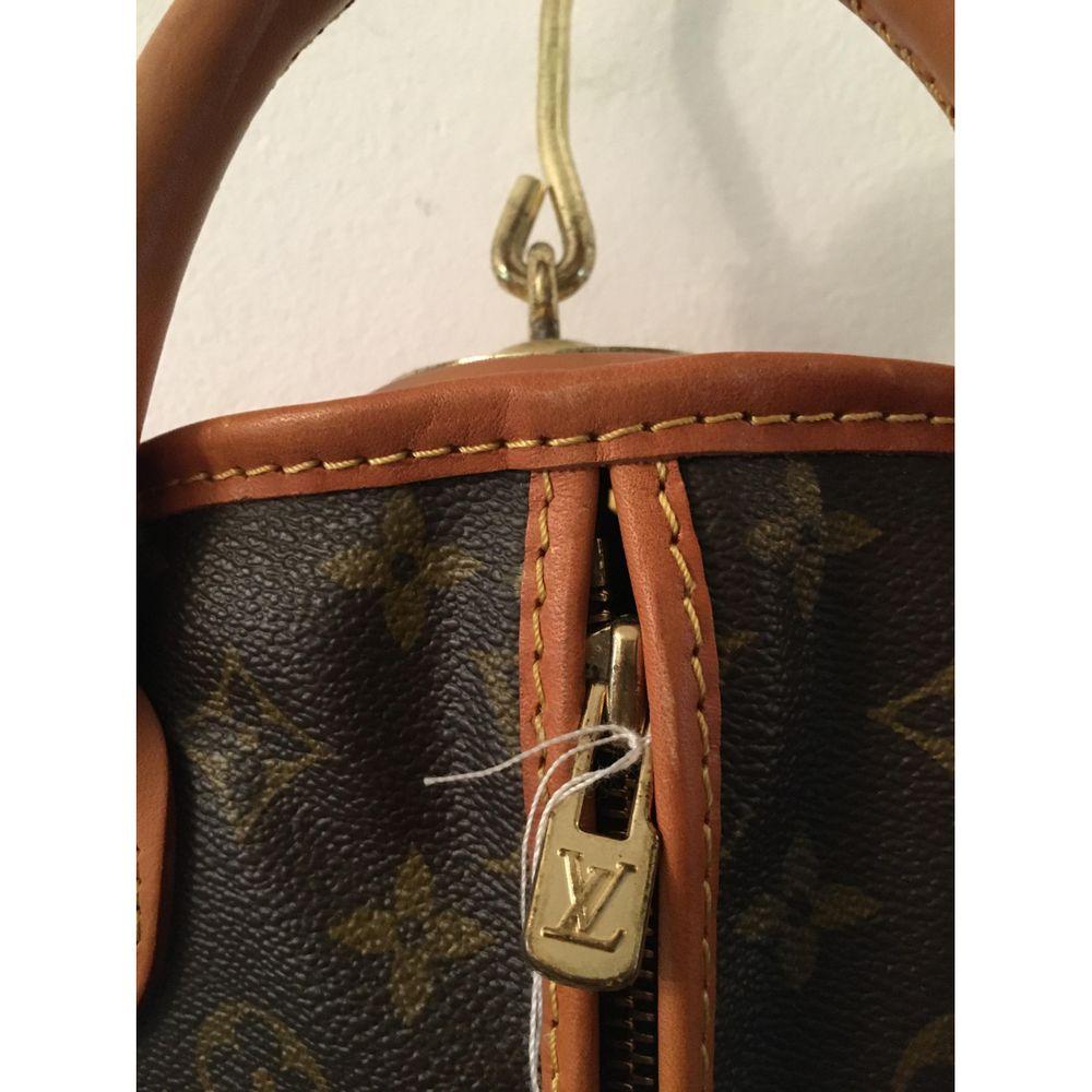 Louis Vuitton Cloth Travel Bag in Brown 3