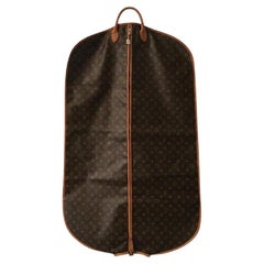 Vintage Louis Vuitton Cloth Travel Bag in Brown