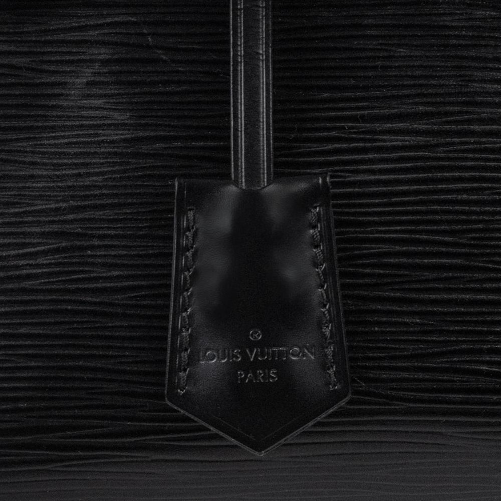 LOUIS VUITTON, Cluny in black épi leather For Sale 9