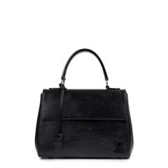 LOUIS VUITTON, Cluny in black épi leather