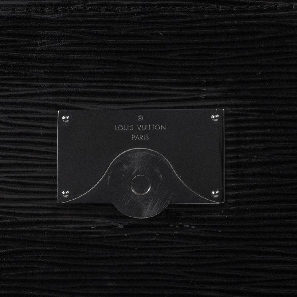 LOUIS VUITTON, Cluny in black épi leather For Sale 4
