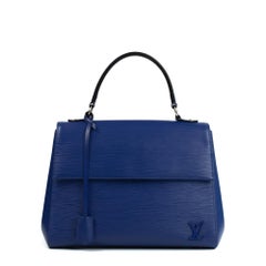 LOUIS VUITTON, Cluny in blue épi leather
