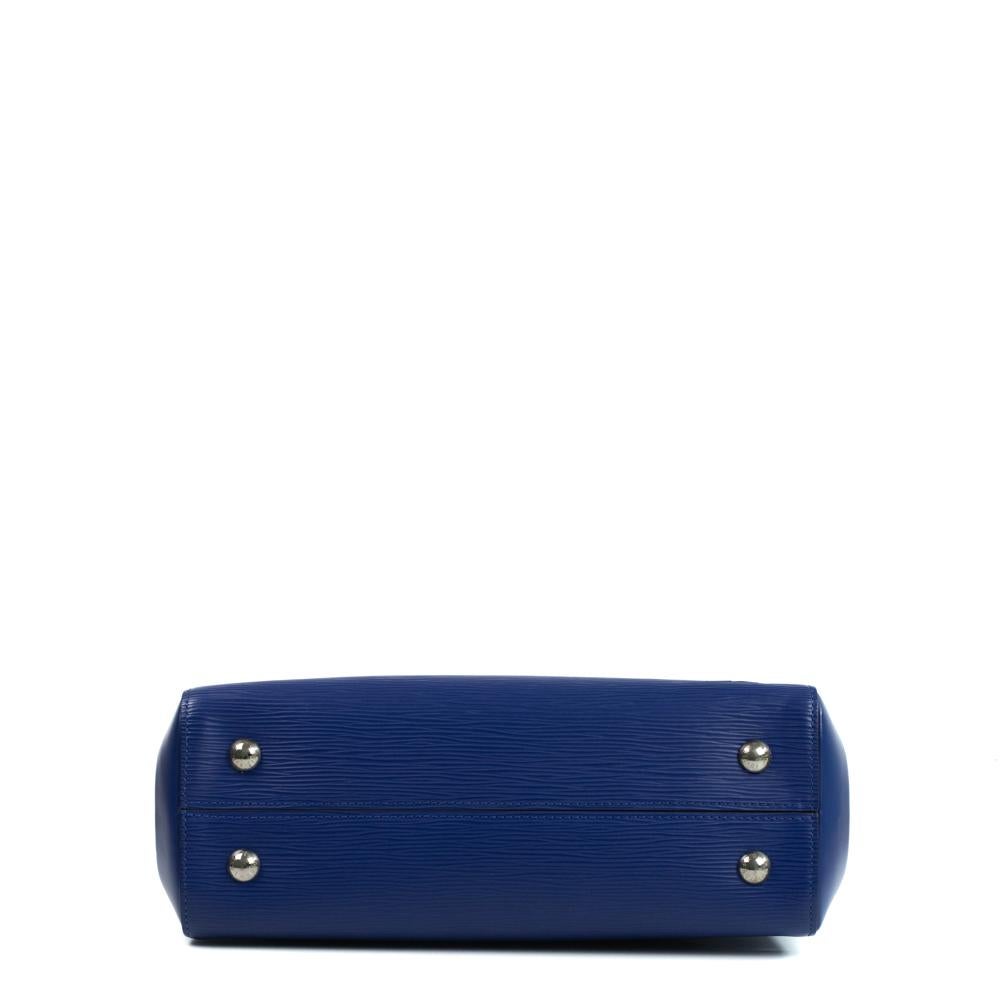 LOUIS VUITTON, Cluny in blue épi leather In Good Condition For Sale In Clichy, FR