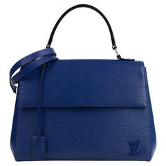 LOUIS VUITTON, Cluny in blue épi leather