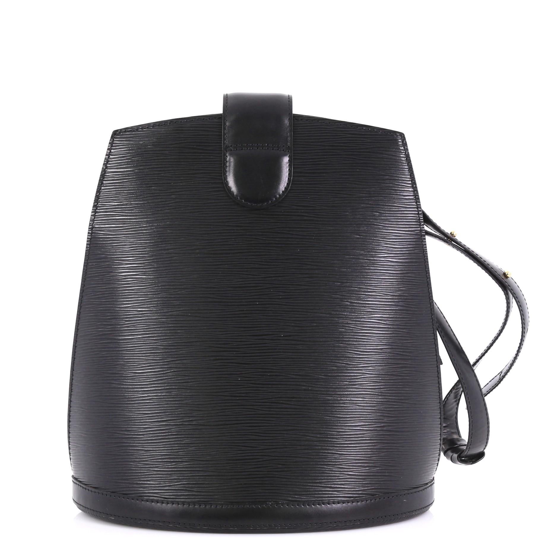 Louis Vuitton Cluny Shoulder Bag Epi Leather In Good Condition In NY, NY