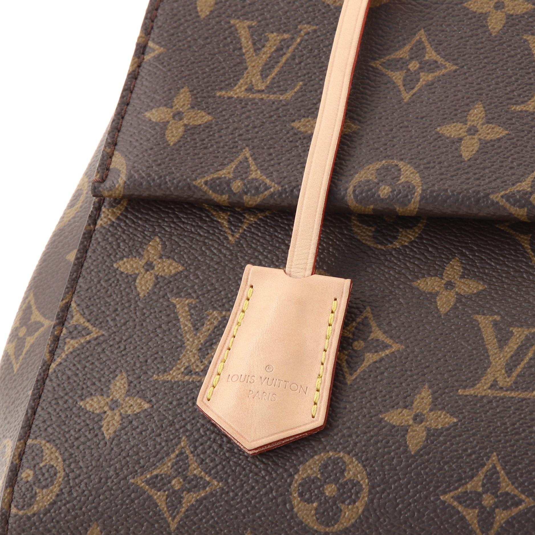 Black Louis Vuitton Cluny Top Handle Bag Monogram Canvas BB