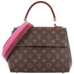 Louis Vuitton Monogram Braided Handle Cluny MM - Brown Handle Bags,  Handbags - LOU754976