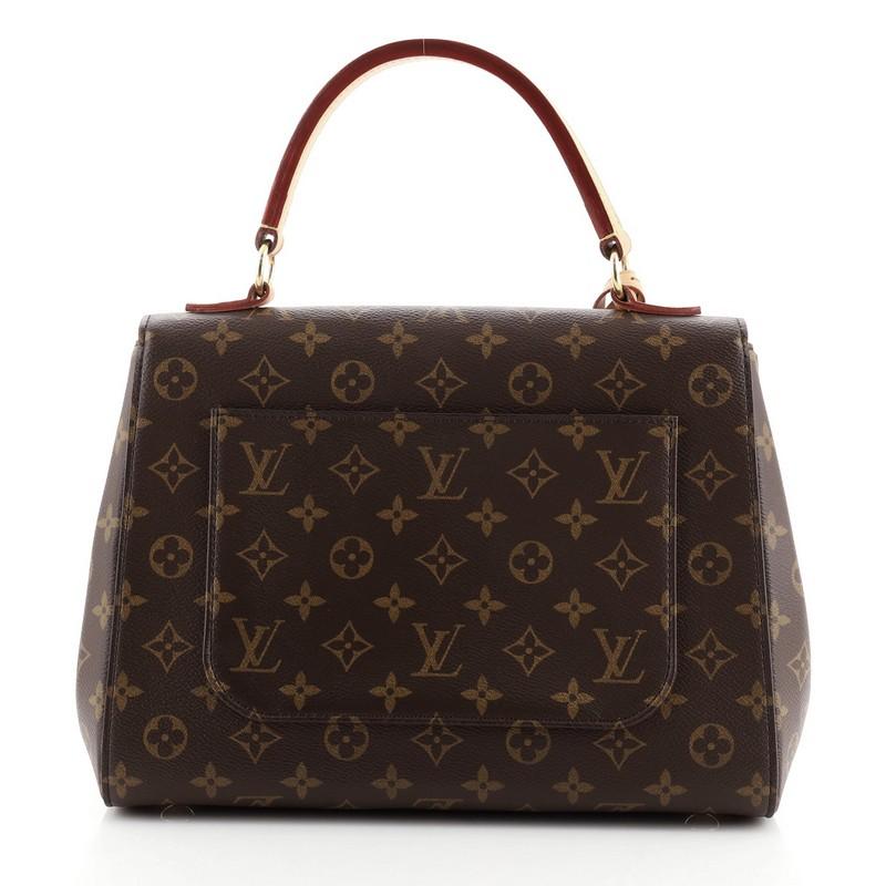 Black Louis Vuitton Cluny Top Handle Bag Monogram Canvas MM