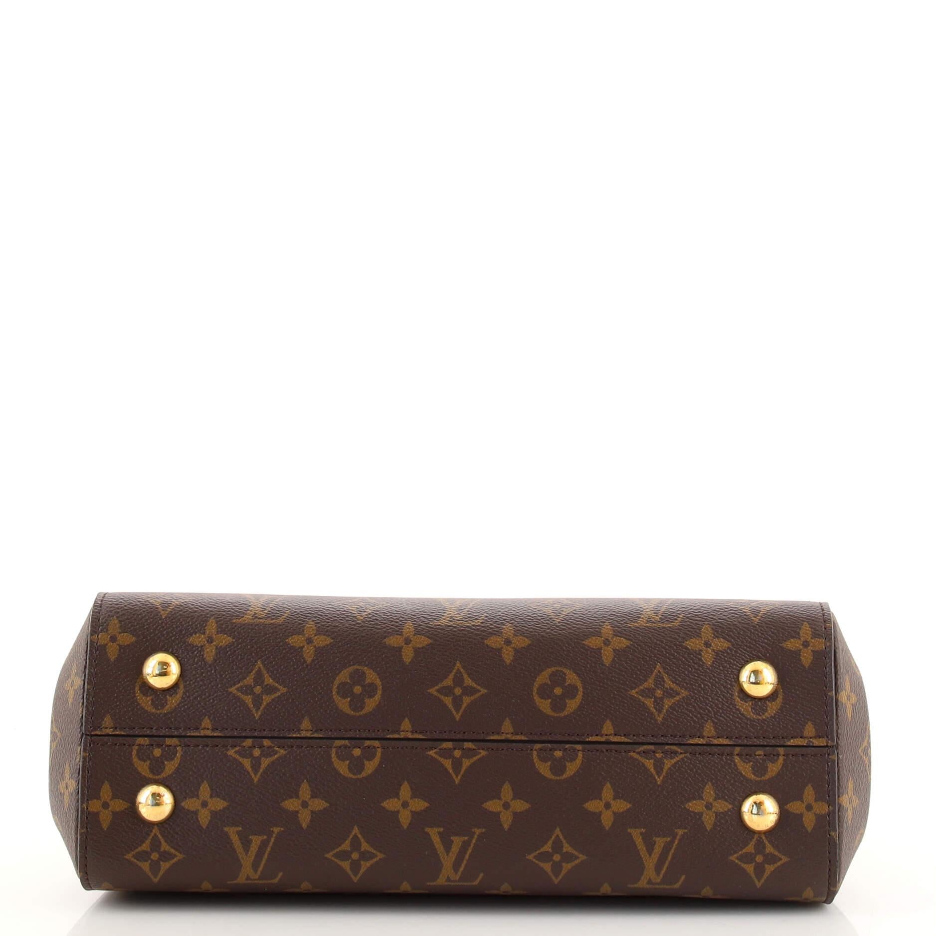 Louis Vuitton Cluny Top Handle Bag Monogram Canvas MM In Good Condition In NY, NY
