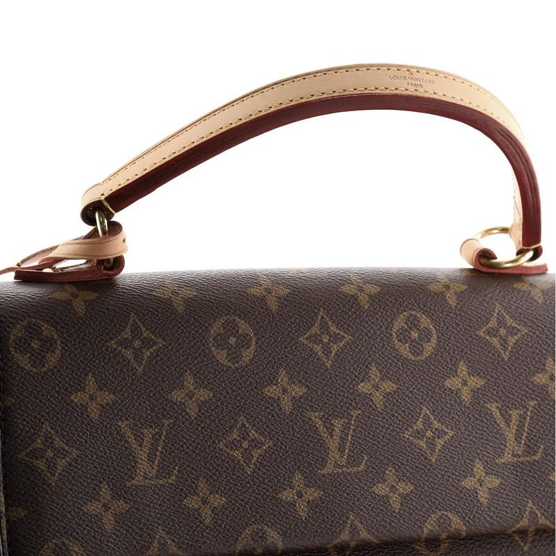 Louis Vuitton Cluny Top Handle Bag Monogram Canvas MM 1