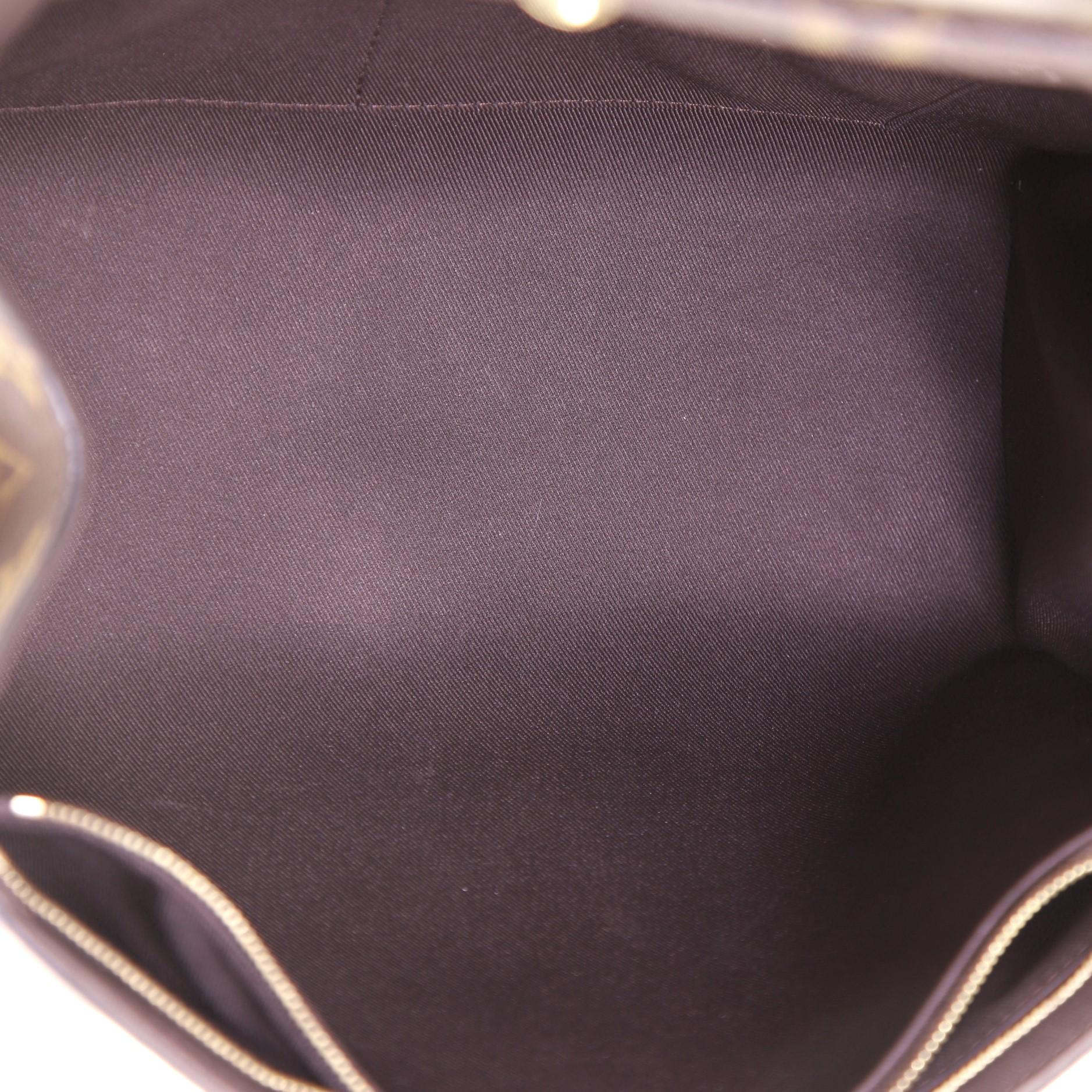 Louis Vuitton Cluny Top Handle Bag Monogram Canvas MM 1