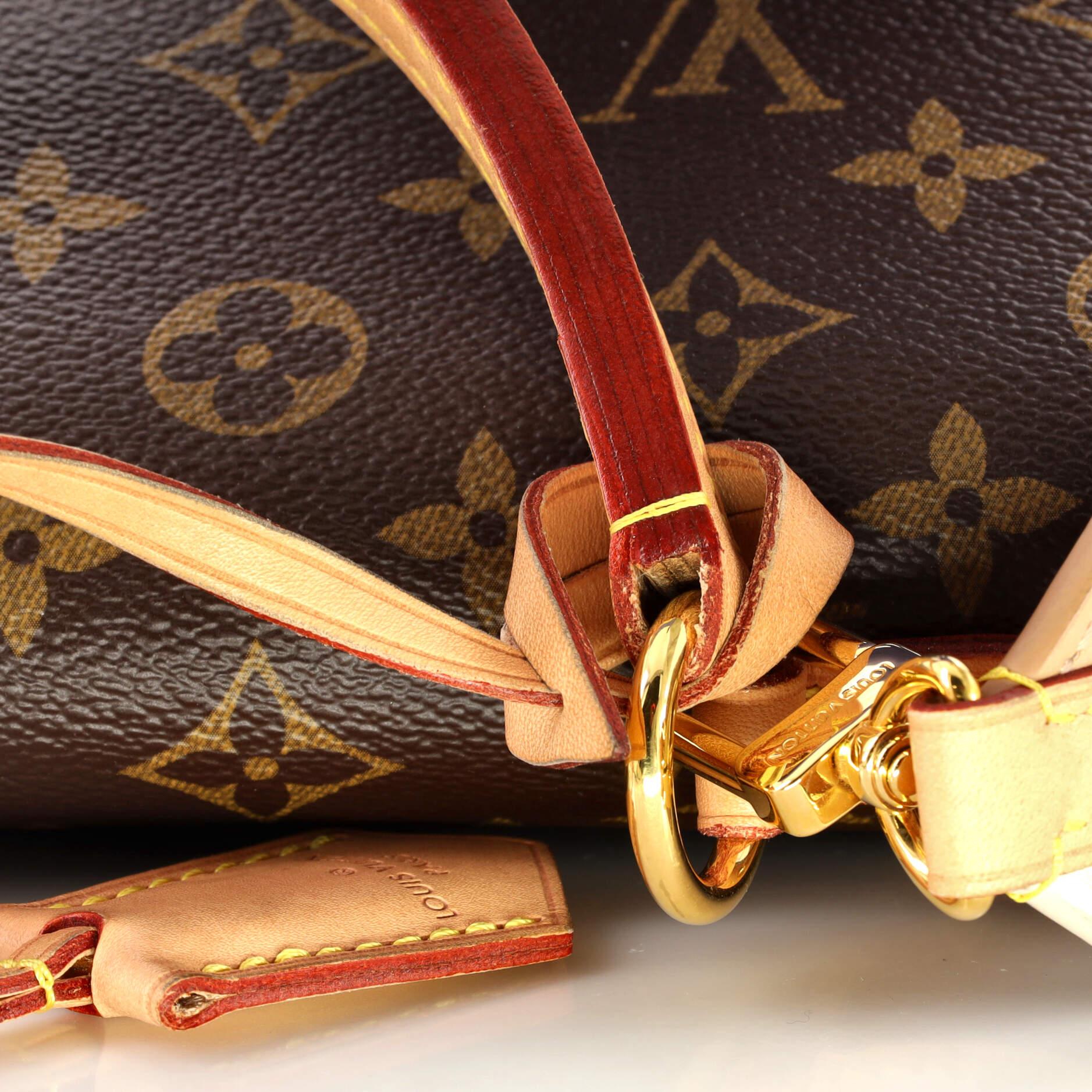 Louis Vuitton Cluny Top Handle Bag Monogram Canvas MM 2