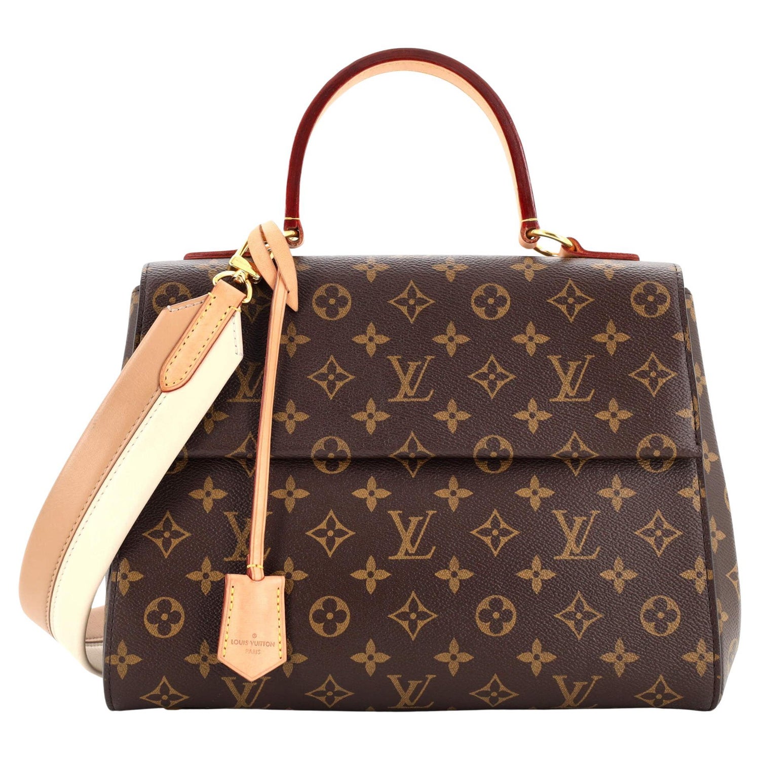 Louis Vuitton Cluny Mm Bag - 2 For Sale on 1stDibs
