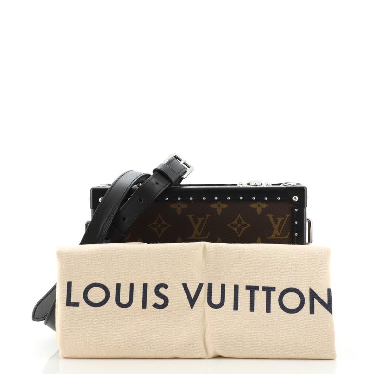 Louis Vuitton Clutch Box Bag Monogram Canvas For Sale at 1stDibs