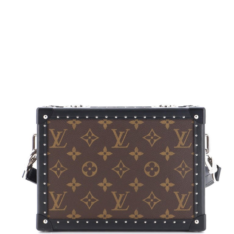 Louis Vuitton Clutch Box Bag Monogram Canvas For Sale at 1stDibs