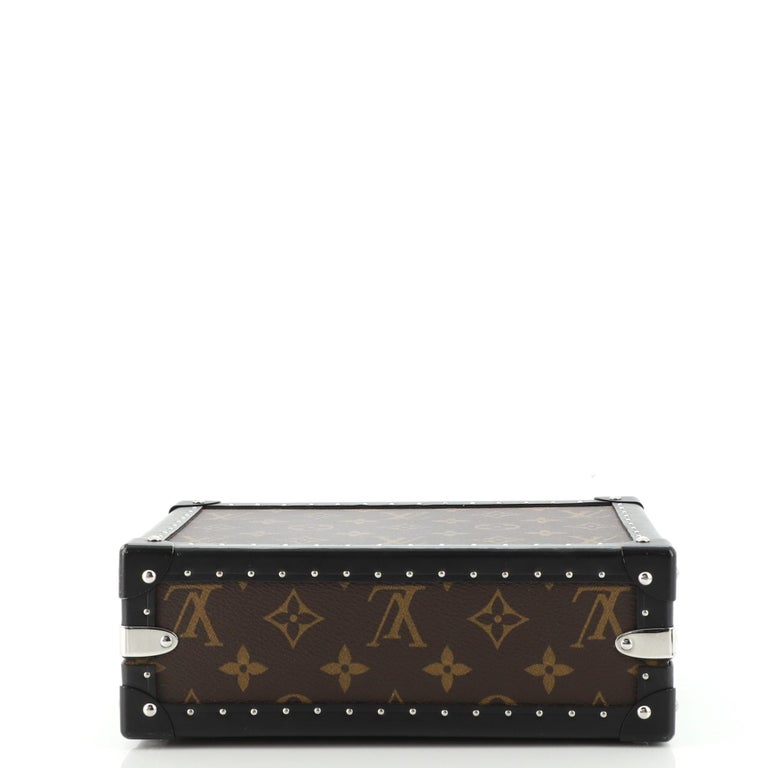 Louis Vuitton Clutch Box Bag Monogram Canvas For Sale at 1stDibs