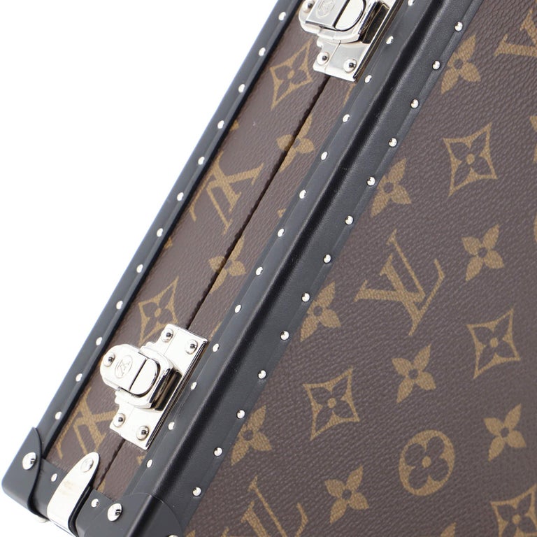 Louis Vuitton Clutch Box Bag Monogram Canvas For Sale at 1stDibs