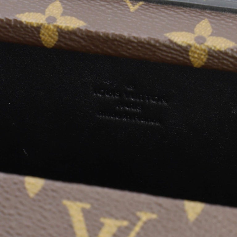 Louis Vuitton Clutch Box Bag Monogram Canvas For Sale at 1stDibs