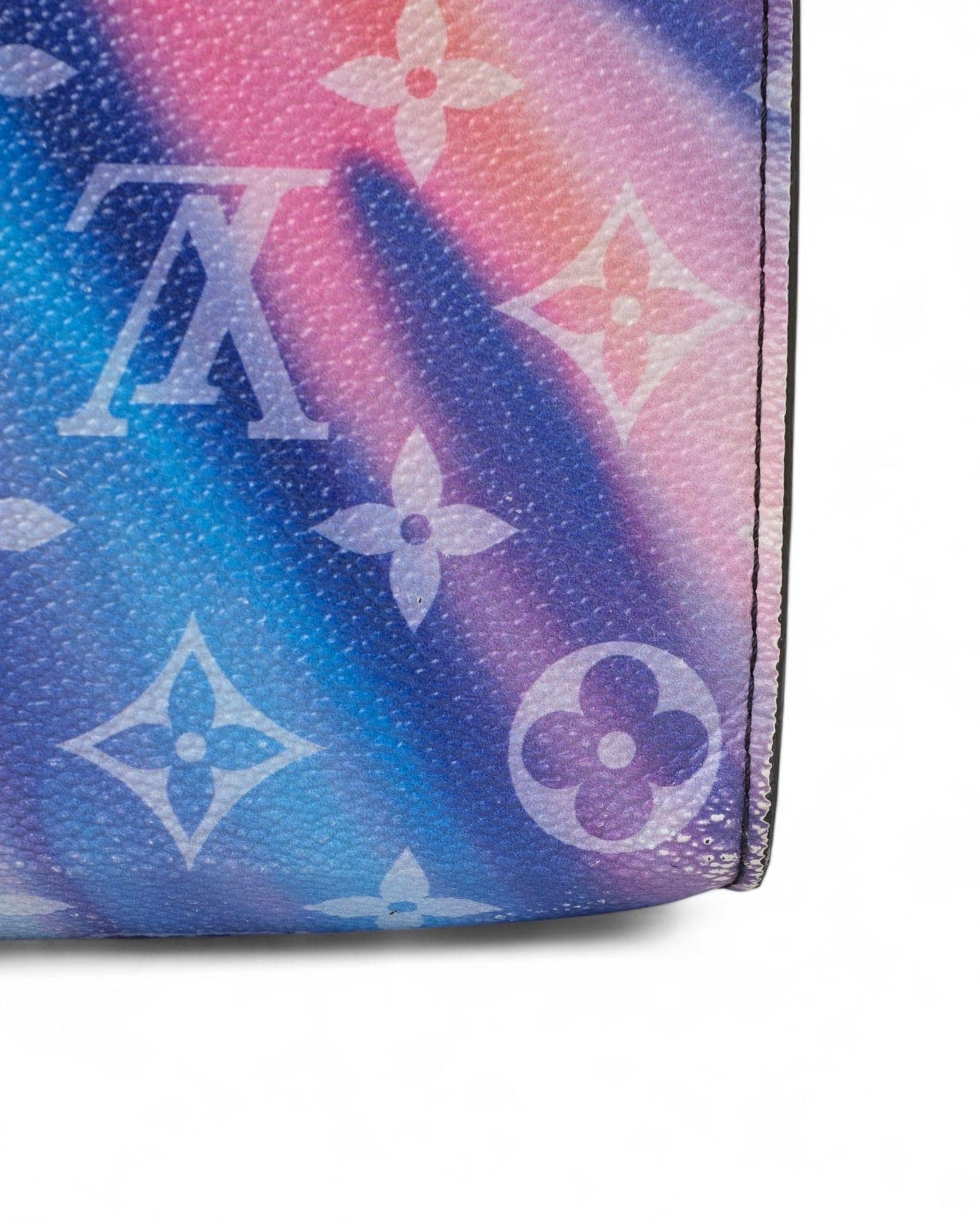 Louis Vuitton Clutch Sonnenuntergang Multicolor im Angebot 9