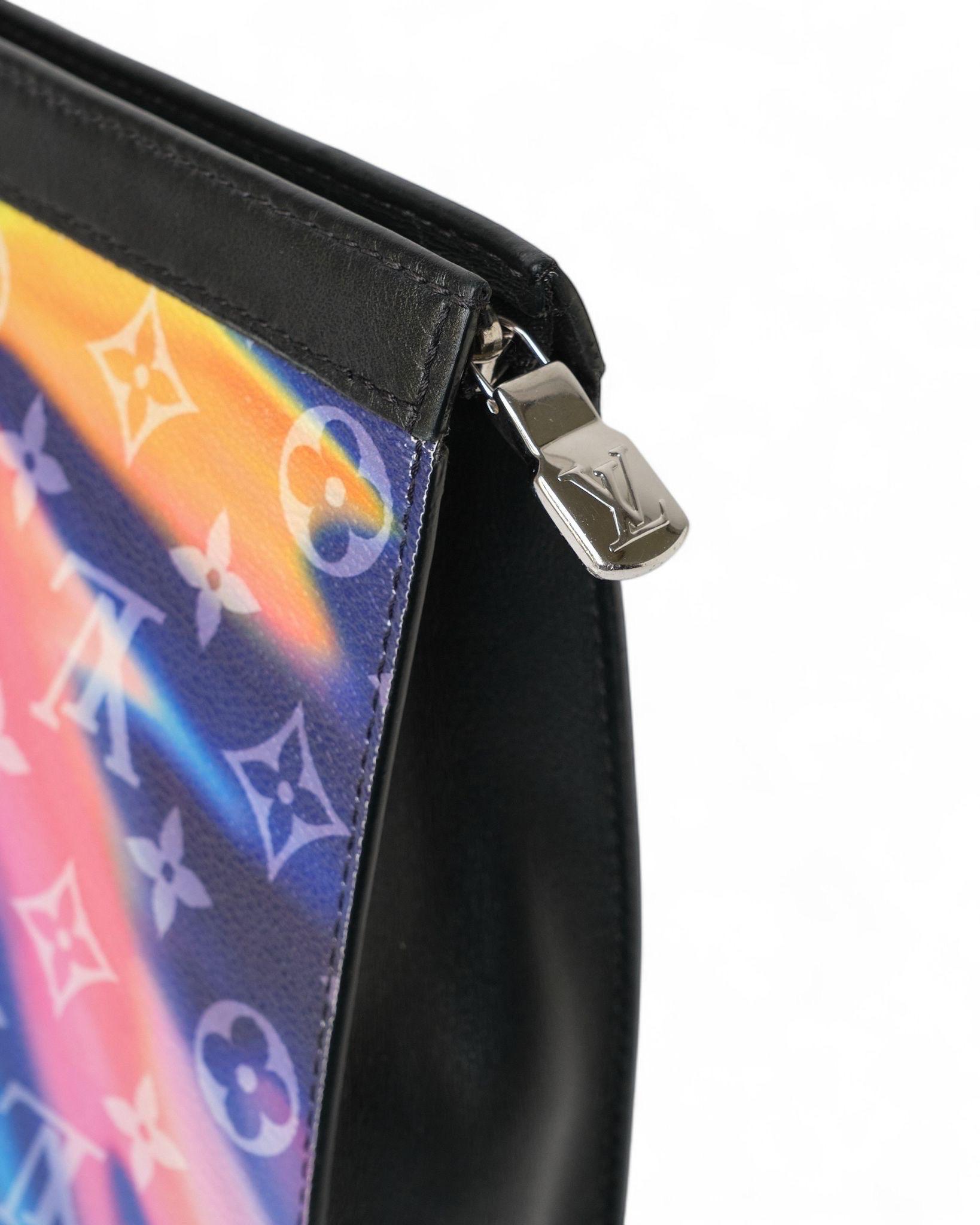 Louis Vuitton Clutch Sonnenuntergang Multicolor im Angebot 10