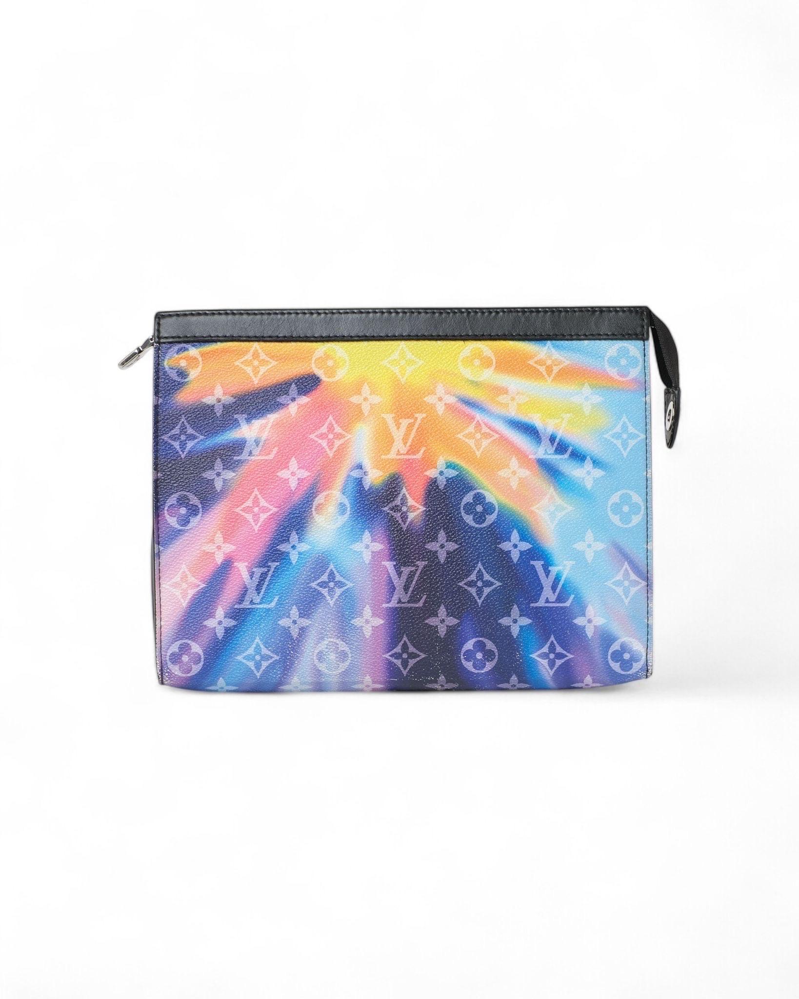 Louis Vuitton Clutch Sonnenuntergang Multicolor im Zustand „Gut“ im Angebot in Torre Del Greco, IT