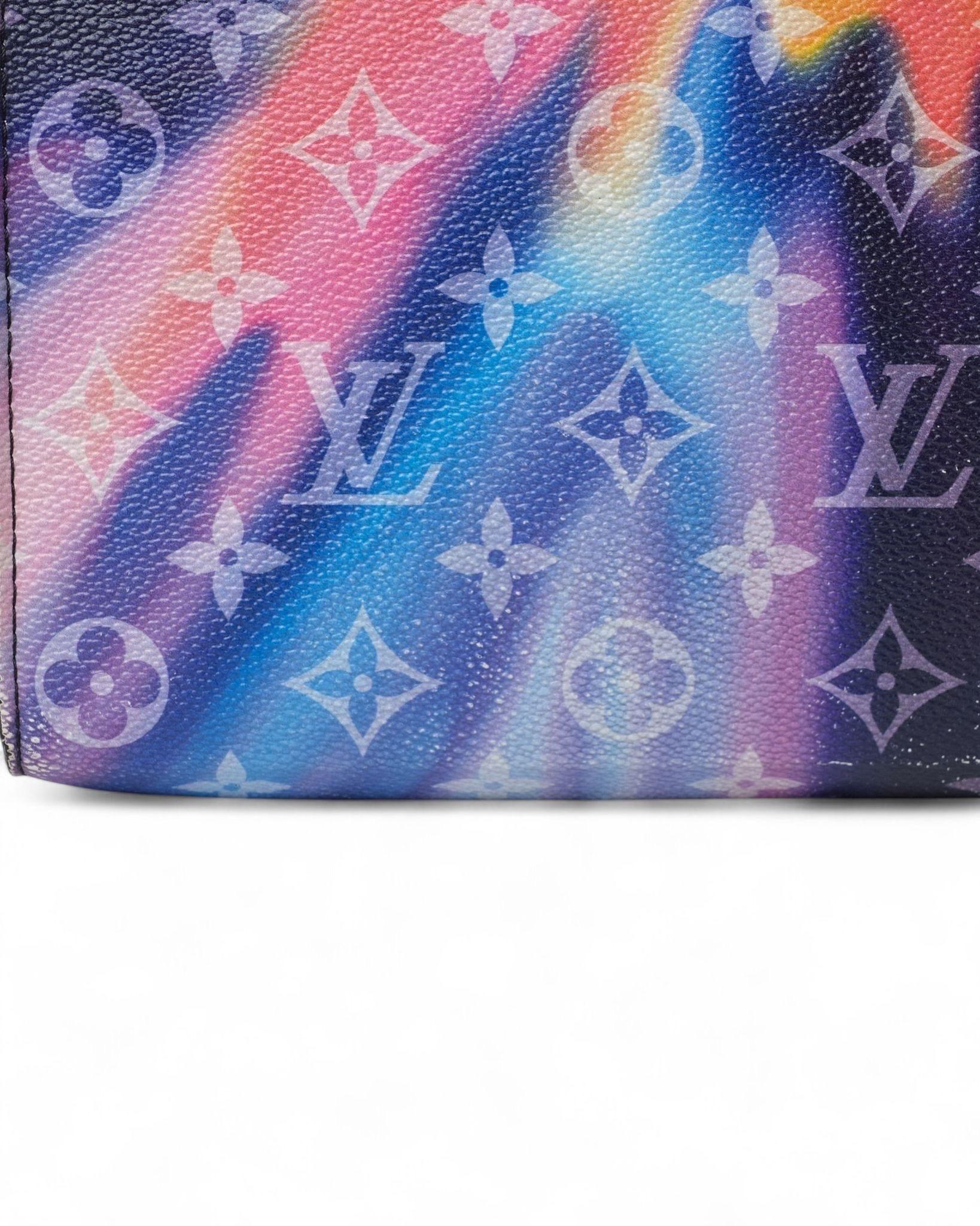Louis Vuitton Clutch Sonnenuntergang Multicolor im Angebot 2