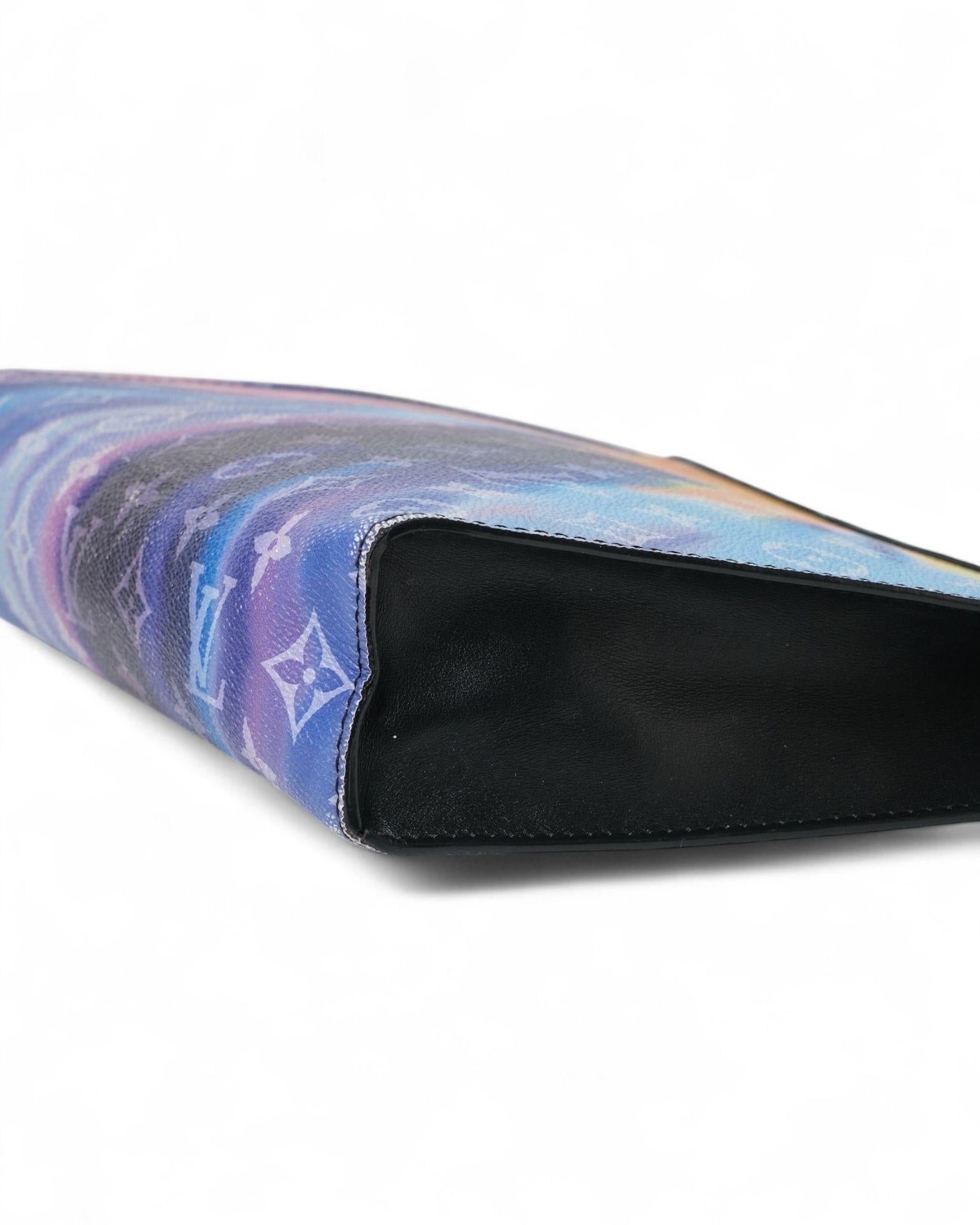 Louis Vuitton Clutch Sonnenuntergang Multicolor im Angebot 4