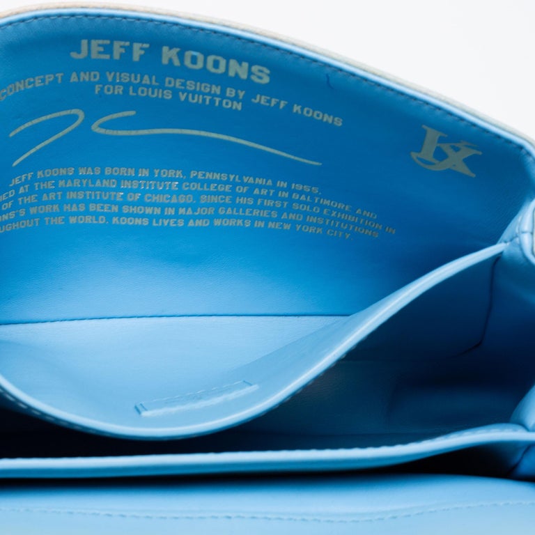 Louis Vuitton Masters Jeff Koons Turner Pochette Métis - Blue