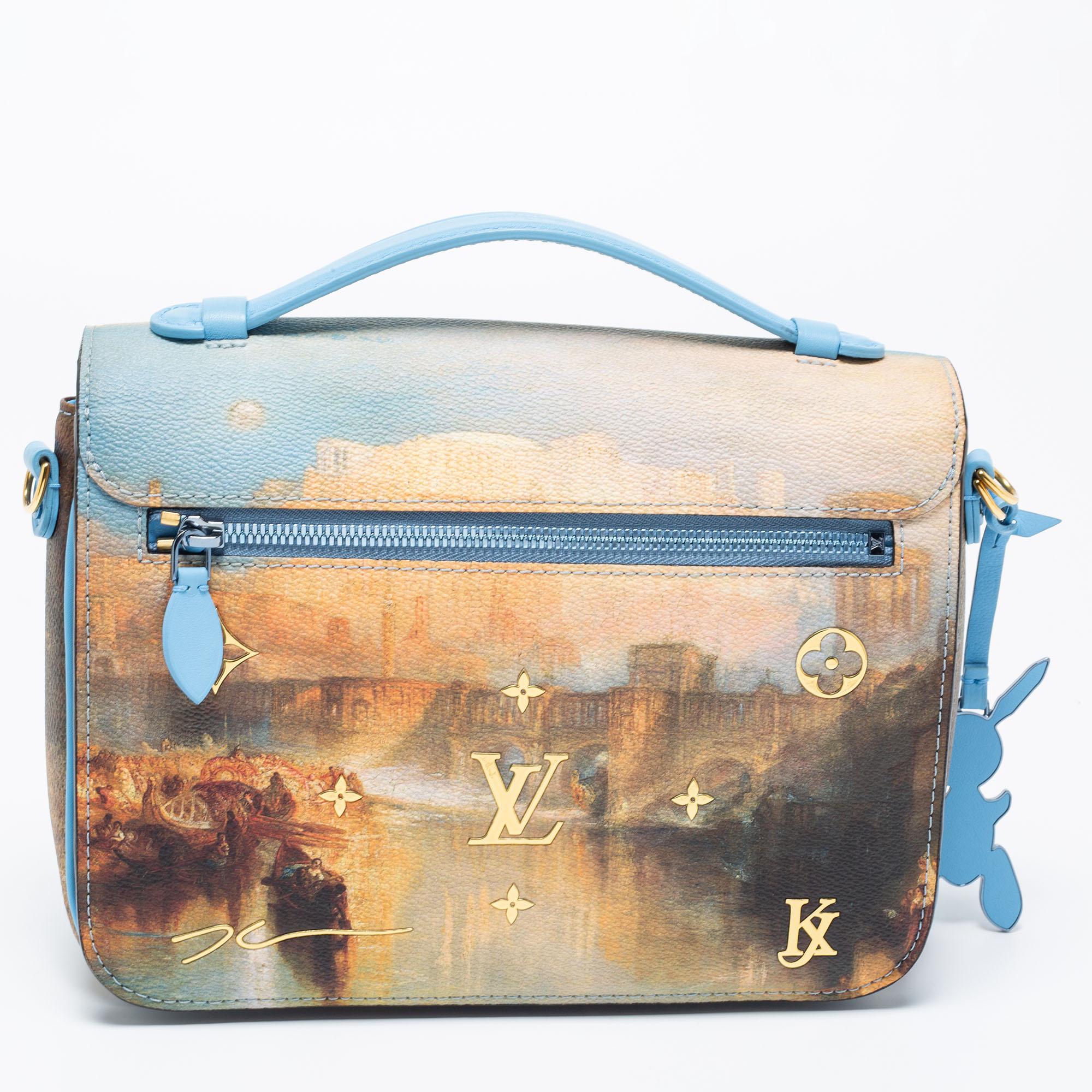 Louis Vuitton x Jeff Koons Masters pre-owned Montaigne MM two-way