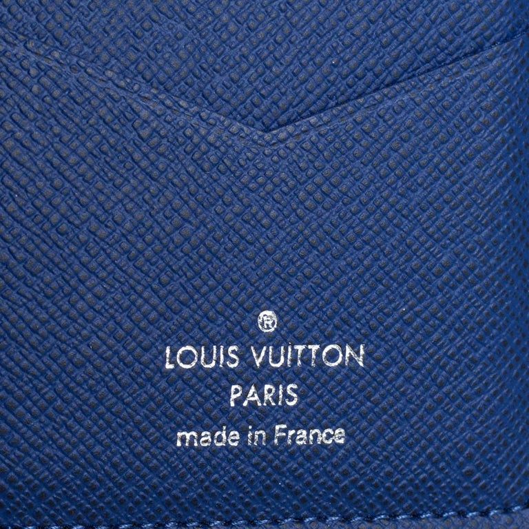 Louis Vuitton Cobalt Monogram Coated Canvas Taïgarama Pocket