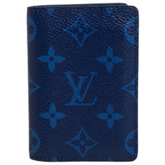 Louis Vuitton Blue Pacific Taiga Pocket Organizer