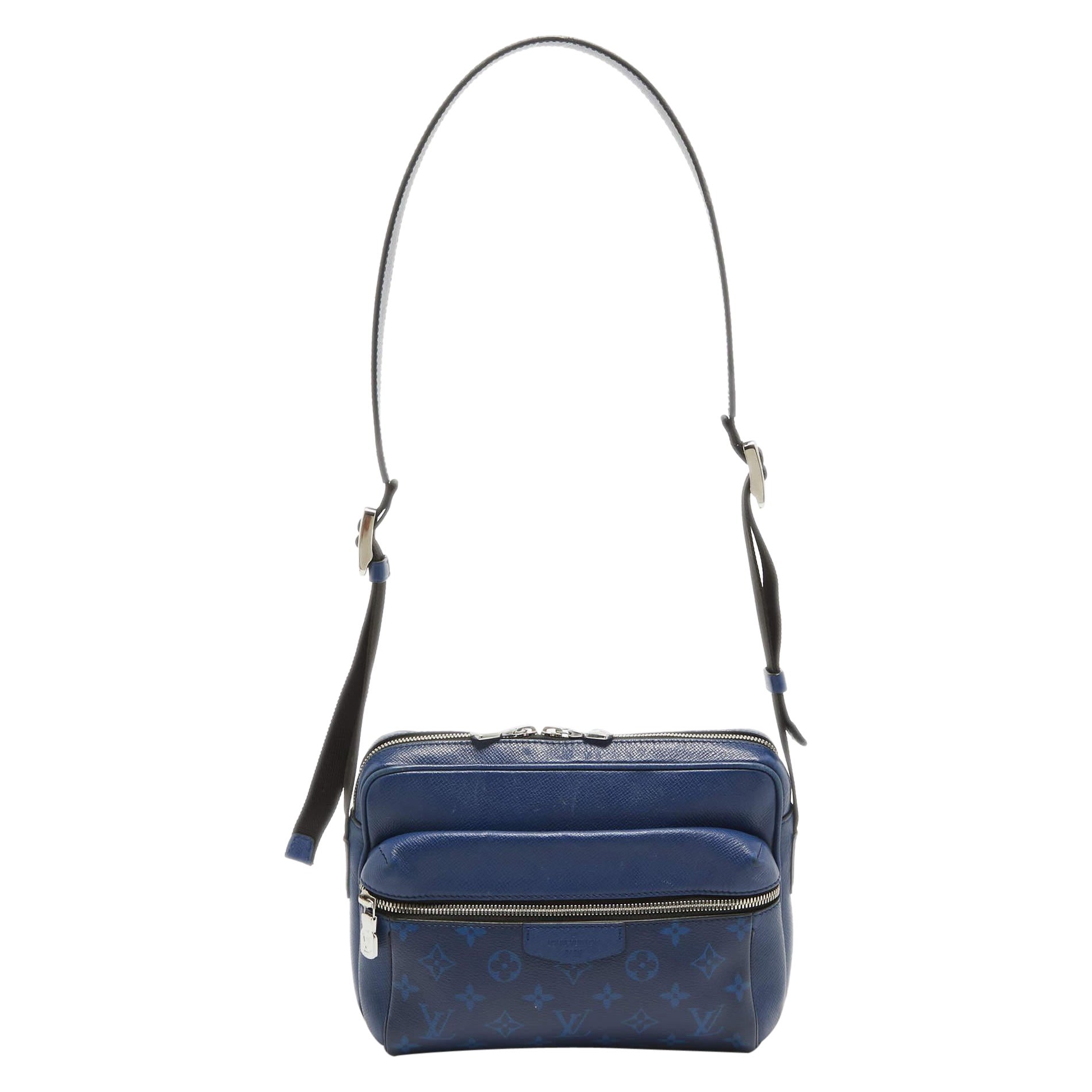 Louis Vuitton Cobalt Taigarama Outdoor Messenger Bag