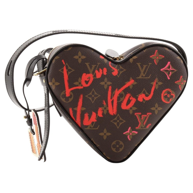 Louis Vuitton Coeur Handbag Limited Edition Fall in Love Monogram Canvas For Sale