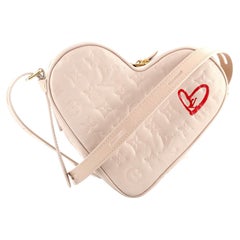  Louis Vuitton Coeur Handbag Limited Edition Fall in Love Monogram Emboss
