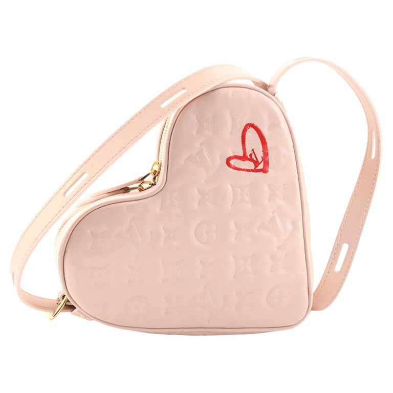 Louis Vuitton, Bags, Louis Vuitton Coeur Handbag Limited Edition Fall In  Love Monogram Embossed Lambs