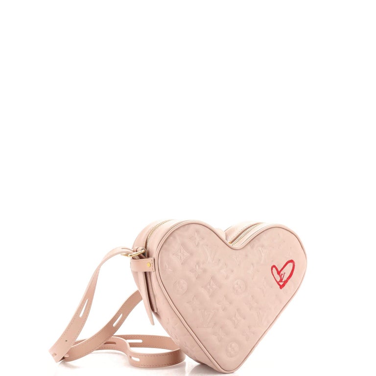 Louis Vuitton Coeur Handbag Limited Edition Fall in Love Monogram Embosse  at 1stDibs