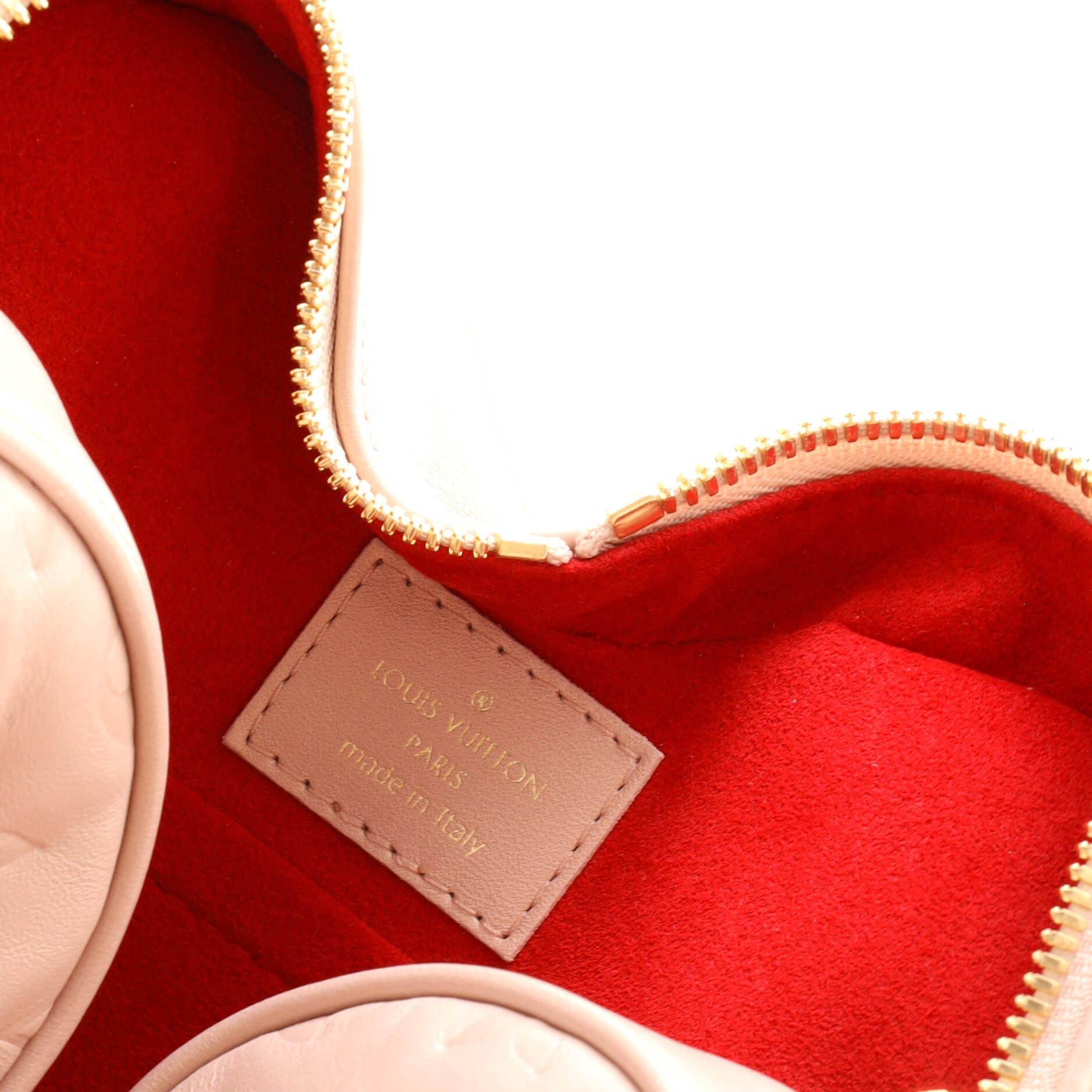 Louis Vuitton Coeur Handbag Limited Edition Fall in Love Monogram Embossed 1