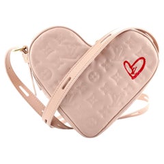 Louis Vuitton Coeur Handbag Limited Edition Fall in Love Monogram Embossed 