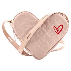 Louis Vuitton Coeur Handbag Limited Edition Fall in Love Monogram Embossed