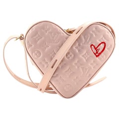 Louis Vuitton Coeur Handbag Limited Edition Fall in Love Monogram Embossed