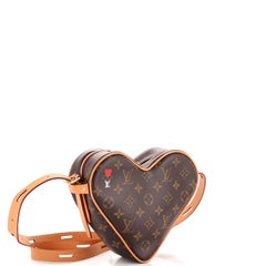 Louis Vuitton Coeur Handbag Limited Edition Game On Monogram Canvas