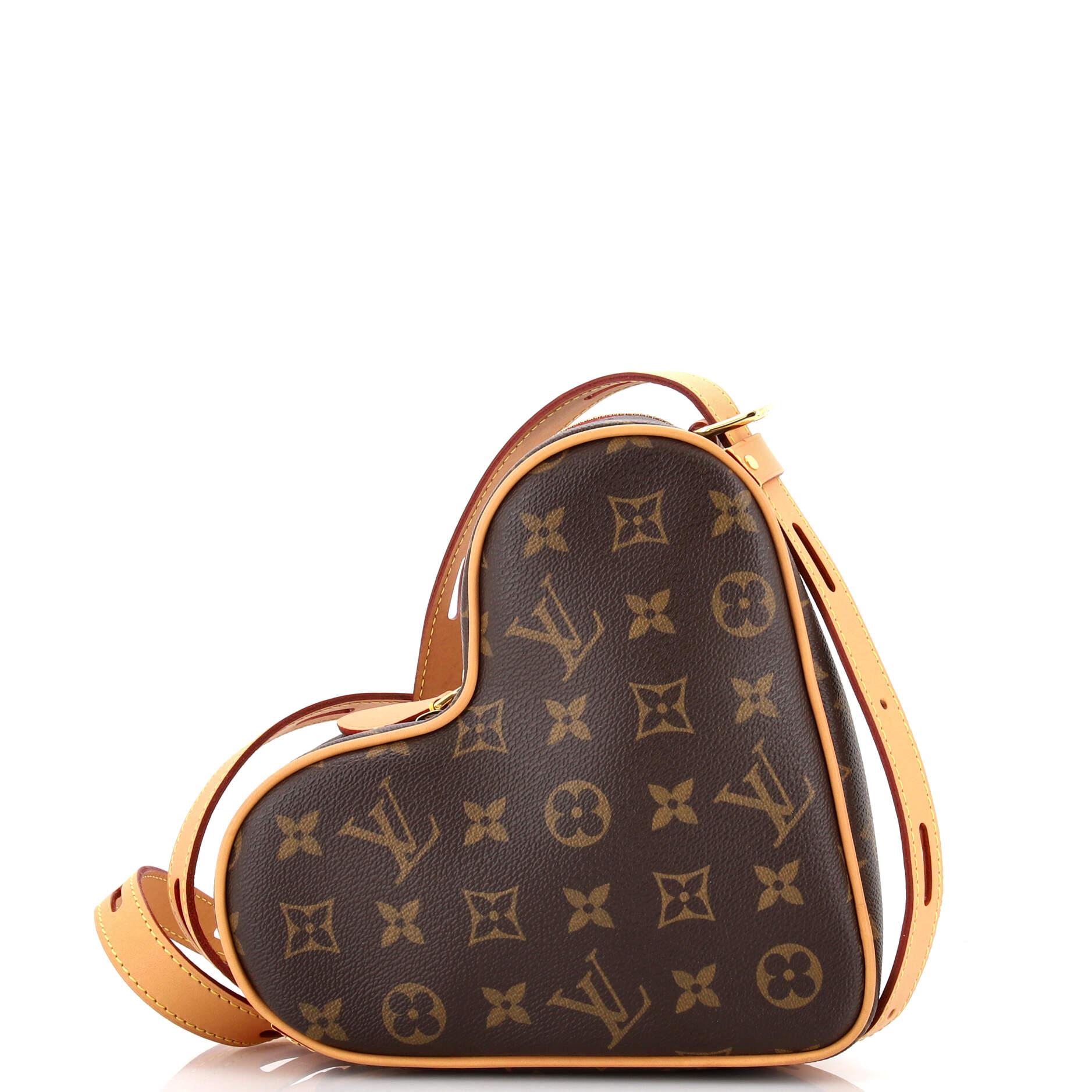 Louis Vuitton Coeur Handbag Limited Edition Game On Monogram Canvas In Good Condition For Sale In NY, NY