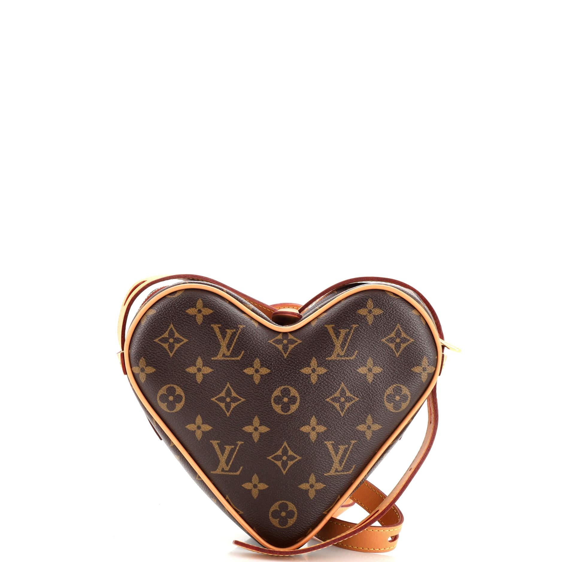 Louis Vuitton Coeur Handbag Limited Edition Game On Monogram Canvas In Good Condition For Sale In NY, NY