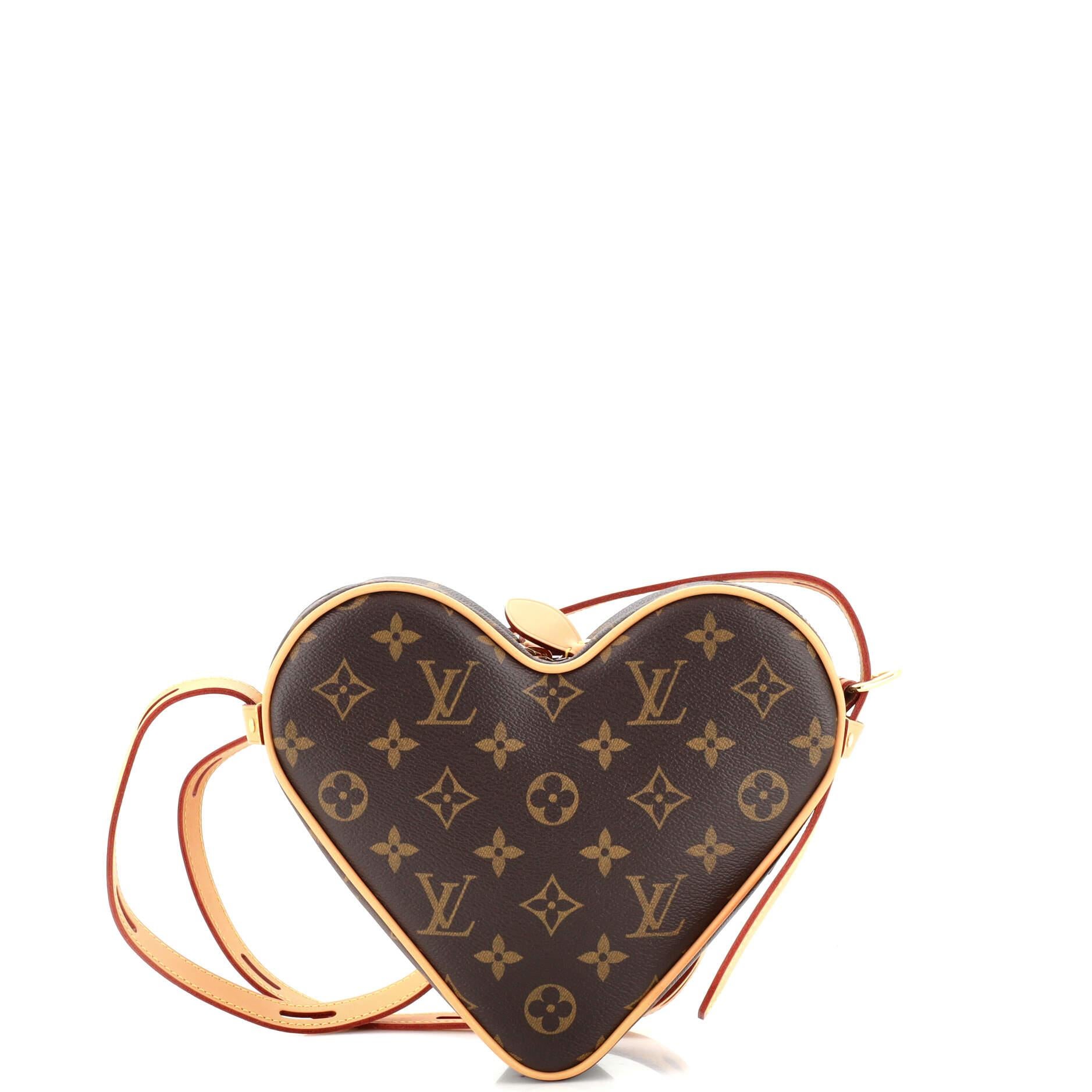 Louis Vuitton Coeur Handbag Limited Edition Game On Monogram Canvas In Good Condition For Sale In NY, NY