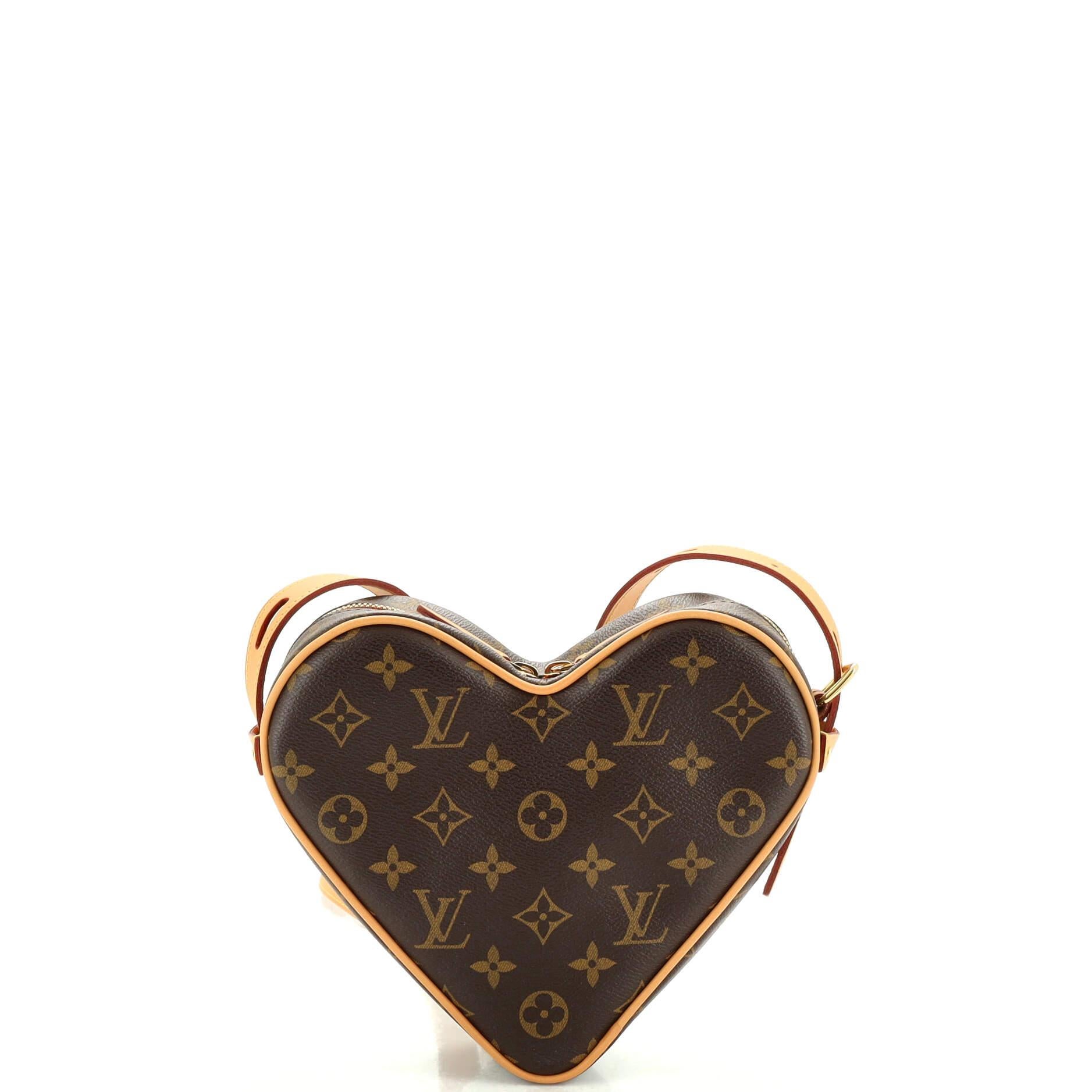 Louis Vuitton Coeur Handbag Limited Edition Game On Monogram Canvas In Good Condition In NY, NY