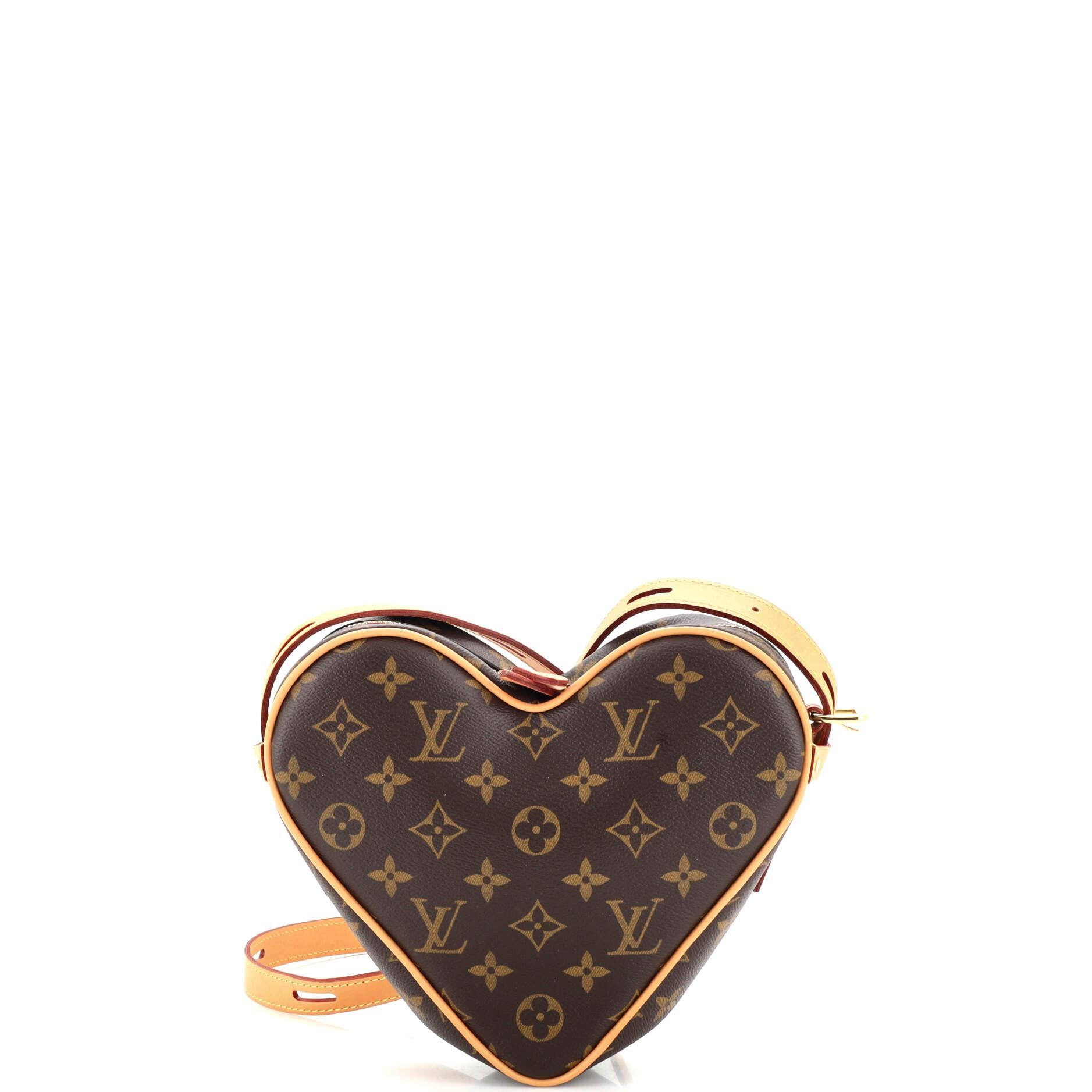 Louis Vuitton Coeur Handbag Limited Edition Game On Monogram Canvas In Good Condition In NY, NY