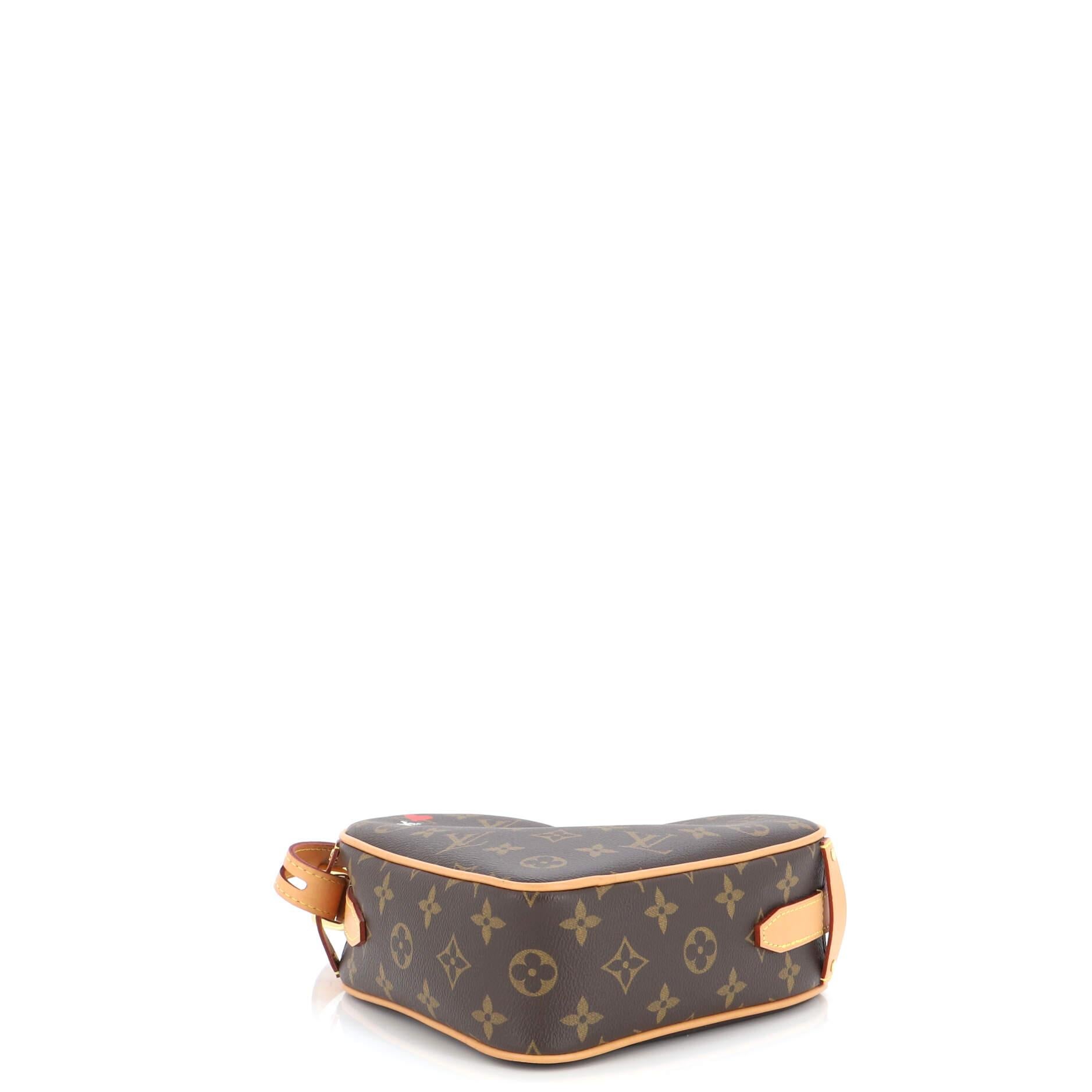 Women's or Men's Louis Vuitton Coeur Handbag Limited Edition Game On Monogram Canvas For Sale