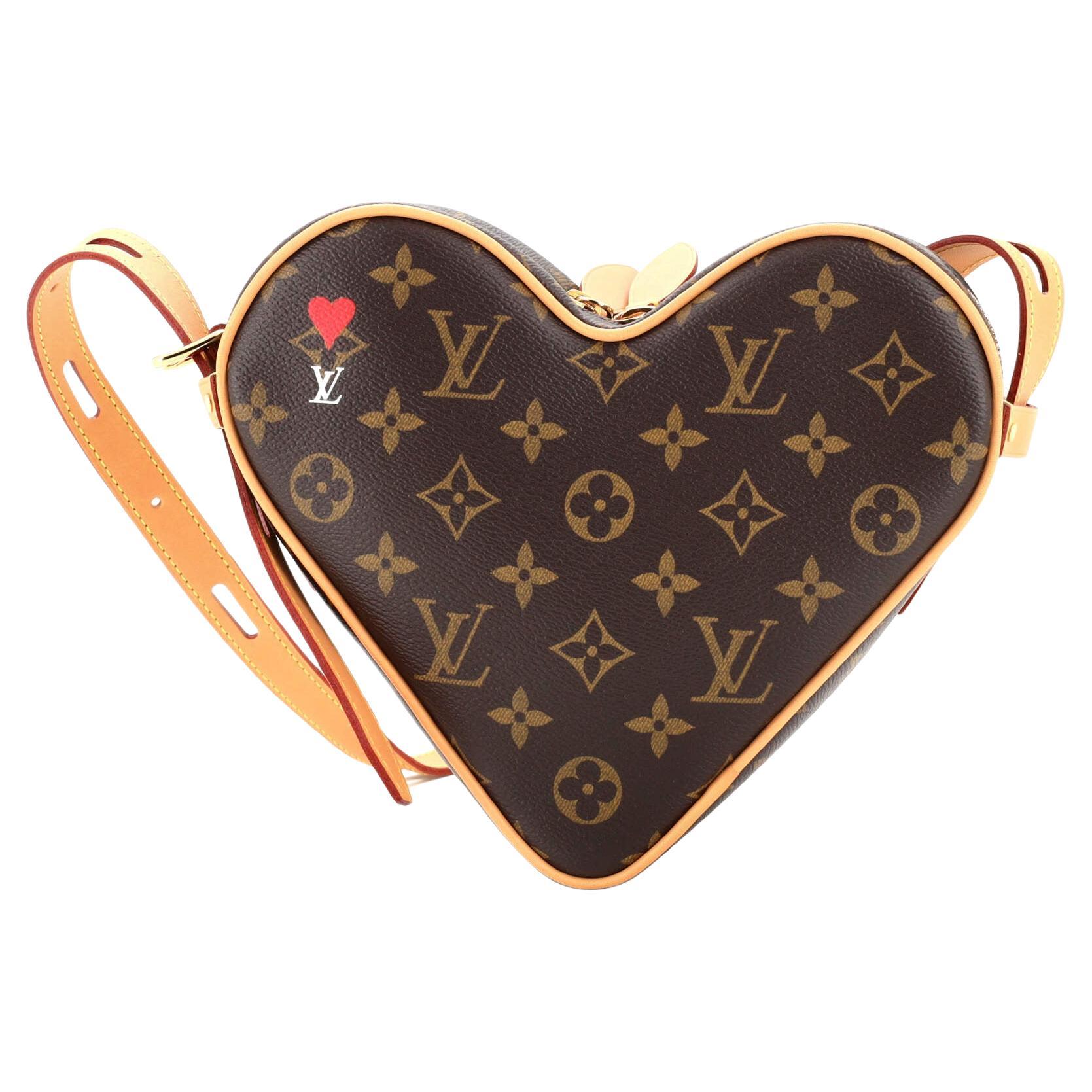 Louis Vuitton Coeur Handbag Limited Edition Game On Monogram Canvas For Sale